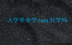大學(xué)畢業(yè)學(xué)Java好學(xué)嗎(大學(xué)生可以學(xué)java嗎)